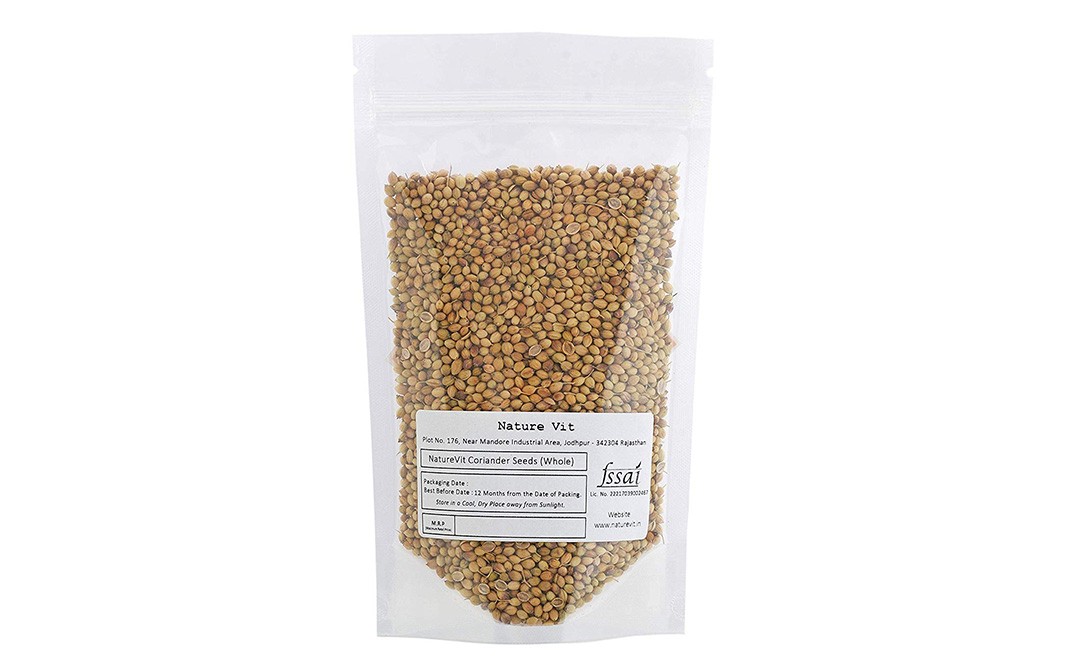 Nature Vit Coriander Seeds (Whole)    Pack  900 grams